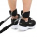 Лямка для ніг Ezous Training Ankle Straps 2.0 260x70 мм, 2шт, чорний-фіолетовий, код: H-02