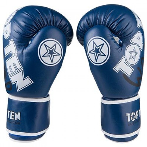 Боксерські рукавички TopTen Warrior 6oz, синій, код: TTW-6B-WS