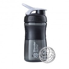 Шейкер спортивний (пляшка) BlenderBottle SportMixer 20oz/590ml Black/White (Original), код: SM 20oz Black/White