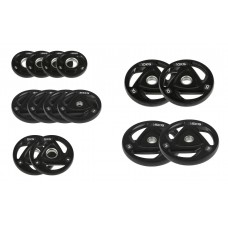 Набір олімпійських дисків Fitnessport 14шт, 75 кг, чорний, код: 10260-AX Набір олімпійських дисків Fitnessport 14шт, 75 кг, чорний, код: 10260-AX