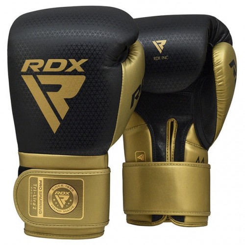 Боксерські рукавиці RDX Mark Pro Sparring Tri Lira 2 Golden 10 унцій, код: BGM-PSTL2G-10OZ
