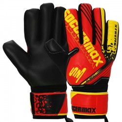 Воротарські рукавиці Soccermax розмір 10, червоний-жовтий, код: GK-4316_10RY