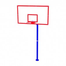 Стенд баскетбольний шкільний InterAtletika для вулиць, акрил 1800х1050 мм, код: УТ408.1-01-SM