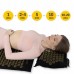 Килимок акупунктурний з подушкою 4Fizjo Eco Mat Аплікатор Кузнєцова, чорний-золотий, код: P-5907739311566