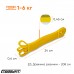 Гумова петля EasyFit 1-6 кг, жовта, код: EF-2654-1-EF