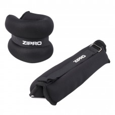 Обтяжувачі для щиколотки та зап"ястя Zipro 2х1,5 кг, чорний, код: 5902659844781-IN