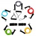 Еспандер багатофункціональний для фітнесу 5 жгутів Zelart Resistance Band в чохлі різнокольоровий, код: FI-5449