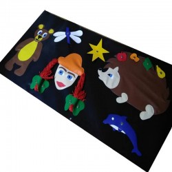 Дидактичне панно Маша і ведмідь Tia-Sport, код: sm-0538 Дидактичне панно Маша і ведмідь Tia-Sport, код: sm-0538