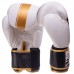 Рукавички боксерські Yokkao шкіряні на липучці 14 унцій, білий, код: YK016_14_W-S52