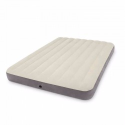 Двоспальний надувний матрац Intex Single-High Airbed, 2030х1520х250 мм, код: 64103-IB