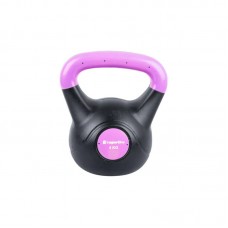 Гиря Insportline Kettlebell Dark 4 кг, чорно-фіолетовий, код: 10733-IN