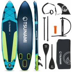 Надувна SUP дошка Tsunami Pro 350 см з веслом T14, код: P-5905973405621 Надувна SUP дошка Tsunami Pro 350 см з веслом T14, код: P-5905973405621