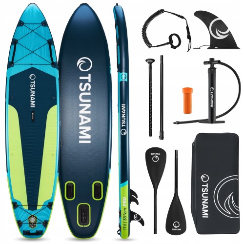 Надувна SUP дошка Tsunami Pro 350 см з веслом T14, код: P-5905973405621