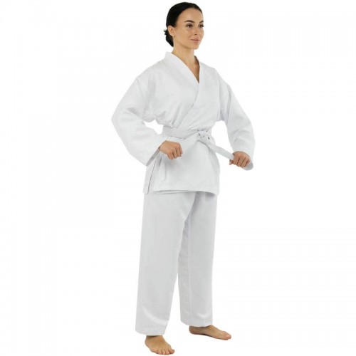 Кімоно для карате FitBox, розмір 2 (зріст 160 см), білий, код: BO-1649_2 Кімоно для карате FitBox, розмір 2 (зріст 160 см), білий, код: BO-1649_2