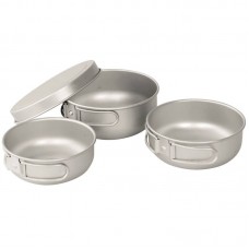 Набір посуду EasyCamp Adventure Ultra Light Cook Set, код: 928360-SV