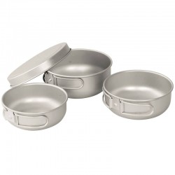 Набір посуду EasyCamp Adventure Ultra Light Cook Set, код: 928360-SV