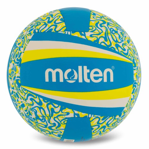 М"яч волейбольний Molten №5 PU, синій, код: V5B1503-CY-S52