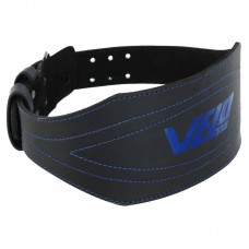 Пояс атлетичний шкіряний Velo M ширина-15см, чорний-синій, код: VL-9742_M