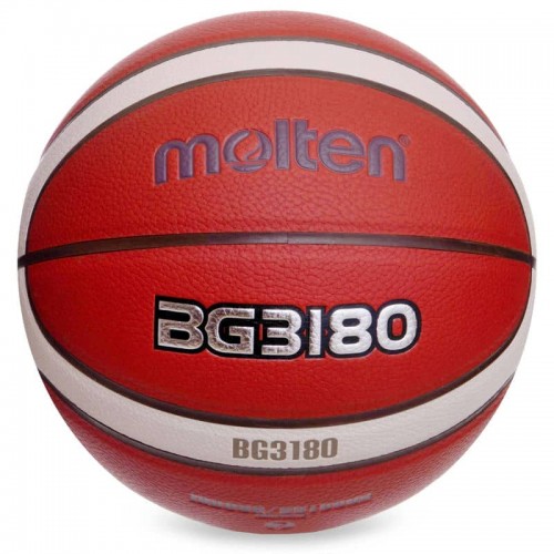 М"яч баскетбольний Molten №7 PU помаранчевий, код: B7G3180-S52 М"яч баскетбольний Molten №7 PU помаранчевий, код: B7G3180-S52