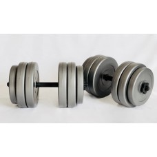 Гантелі WCG Grey 2х25кг, код: 02025G-IF Гантелі WCG Grey 2х25кг, код: 02025G-IF