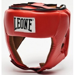 Боксерський шолом для змагань Leone Contest Red M, код: 500156_M