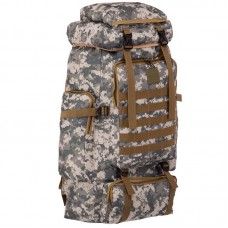 Рюкзак тактичний рейдовий Tactical 55 л., камуфляж сірий, код: TY-9188_KGR