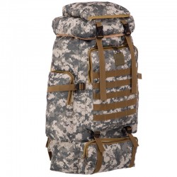 Рюкзак тактичний рейдовий Tactical 55 л., камуфляж сірий, код: TY-9188_KGR