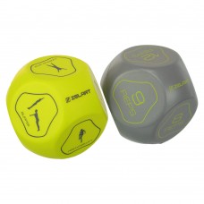 Кубики для тренувань кістки для фітнесу MDbuddy Sports Dice ø7,5см, 2штуки, кольори в асортименті, код: FI-5343