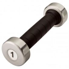 Гантель InterAtletika 1х1 кг, хром, код: ST541-1-IA