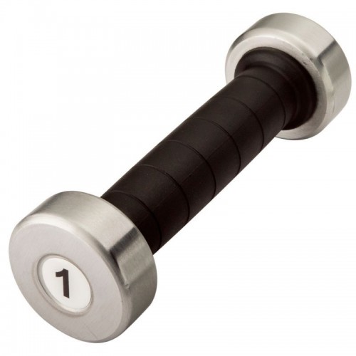 Гантель InterAtletika 1х1 кг, хром, код: ST541-1-IA Гантель InterAtletika 1х1 кг, хром, код: ST541-1-IA