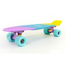 Скейтборд пластиковий PLAYBABY Penny Fish Color 22in, код: SK-402-7