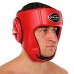 Шолом боксерський відкритий шкіряний Zelart S, червоний, код: BO-3904_SR