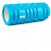 Набір для масажу та йоги PowerPlay (ролик 33x14 см + 2-ва м"ячі) Blue + резинка 7.5 кг., код: PP_4096_Blue
