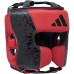 Шолом боксерський Adidas Combat 50 L, чорний-червоний, код: 15559-1088