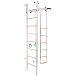 Шведська стінка-стійка з турніком BioGym Піноккіо сталь, дерево, код: L-5753