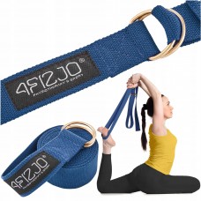 Ремінь для йоги 4Fizjo 3000х40 мм, синій, код: 4FJ0528