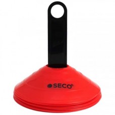 Набір тренувальних фішек Seco з підставкою (10 штук), код: 18130-200-SE Набір тренувальних фішек Seco з підставкою (10 штук), код: 18130-200-SE