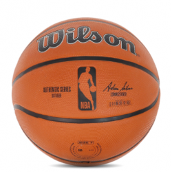 М'яч баскетбольний Wilson NBA Authentic Series Outdoor BSKT №7, коричневий, код: 194979030899