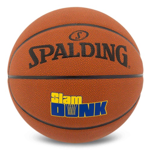 М"яч баскетбольний Spalding Slam Dunk №7, коричневий, код: 77935Y-S52