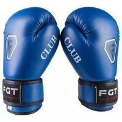 Боксерські рукавички FGT Club Flex 8oz, синій, код: FCLUB-82-WS