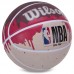 Мяч баскетбольный резиновый Wilson №7 бордовый-красный-белый, код: BA-4935_DRW-S52