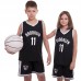 Форма баскетбольна дитяча PlayGame NBA Brooklyn M (8-10 років) 130-140см, білий-чорний, код: 3578_MWBK-S52