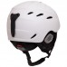 Шлем горнолыжный с механизмом регулировки Moon S-L/53-61 см, белый, код: MS-6295_W-S52