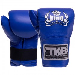 Снарядні рукавички Top King шкіряні XL, синій, код: TKBMP-CT_XL_BL-S52