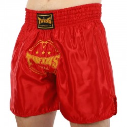 Шорти для тайського боксу та кікбоксингу Twins Special XL, червоний, код: BO-9949_XLR