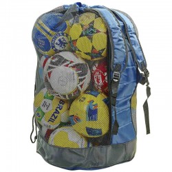 Сумка-рюкзак PlayGame (на 20 м"ячів), синій, код: C-4894