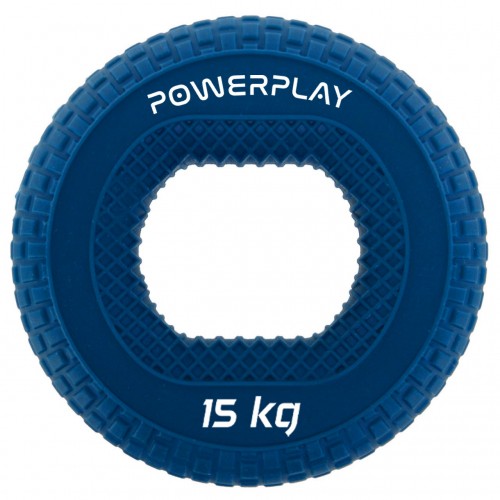Еспандер кистьовий силіконовий PowerPlay Hand Grip Light 15 кг, синій, код: PP_4333_Blue_15kg