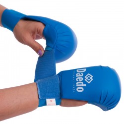 Рукавички для карате Daedo S синій, код: BO-5076_SBL