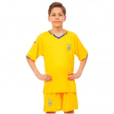 Форма футбольна дитяча PlayGame Україна 2019, L-28, зріст 145-155, жовтий, код: CO-8173_L