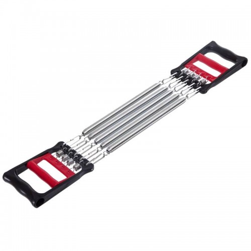 Еспандер пружинний плечовий 5пружин FitGo 65см метал, код: FI-3826-S52 Еспандер пружинний плечовий 5пружин FitGo 65см метал, код: FI-3826-S52